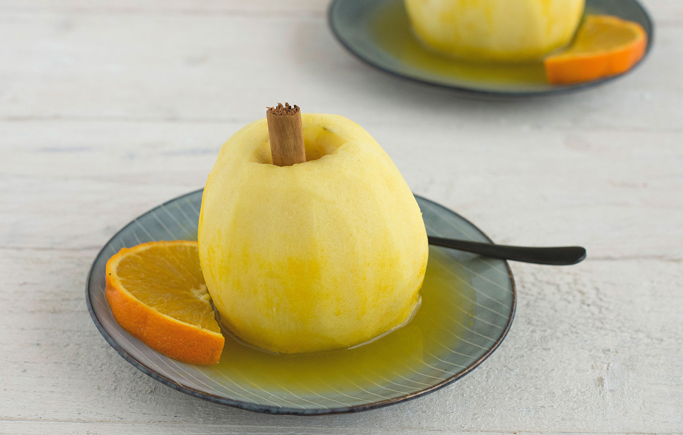 Veggipedia - Braised apple with honey and cinnamon