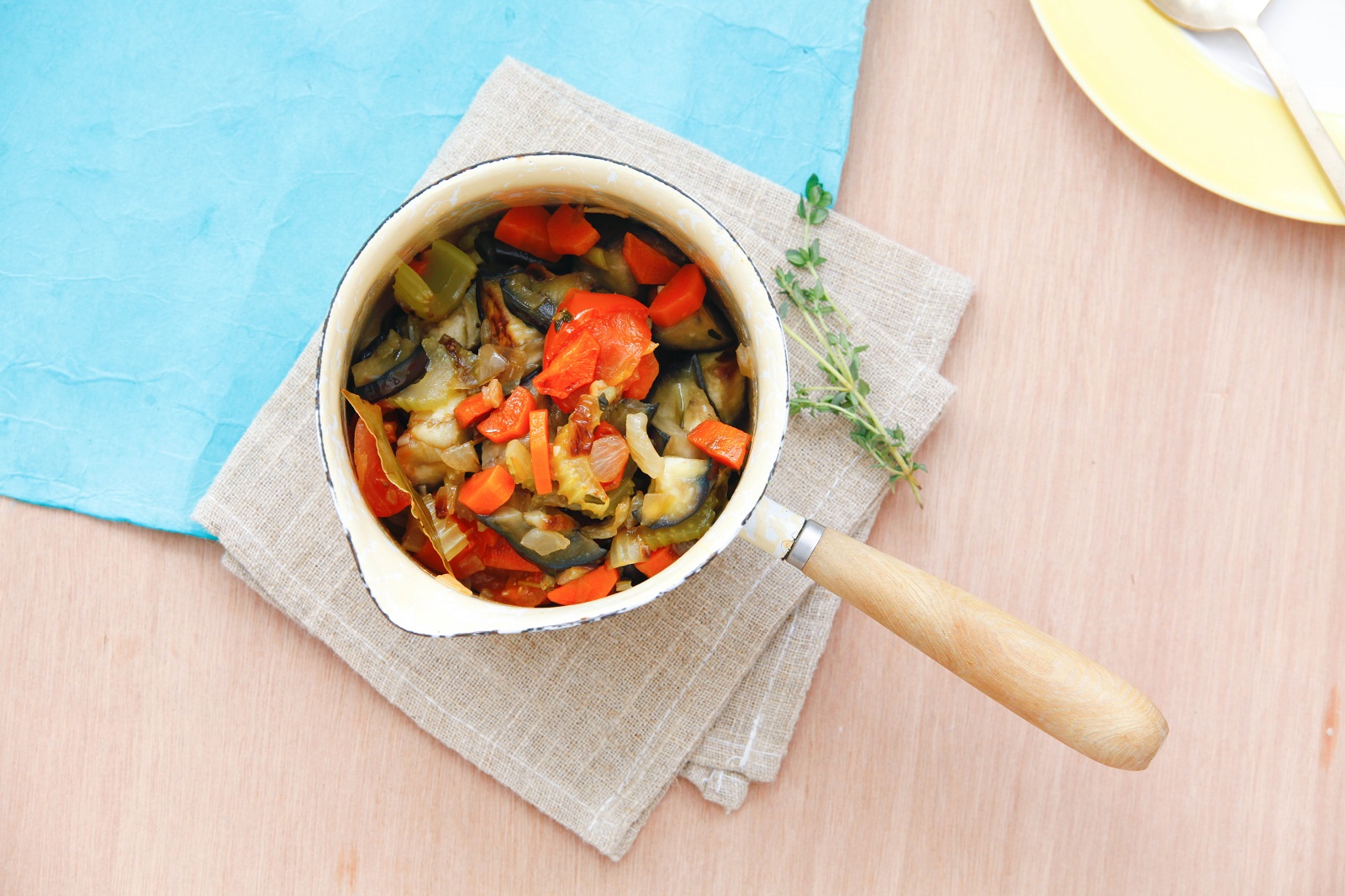 Veggipedia - Aubergine stew with fish