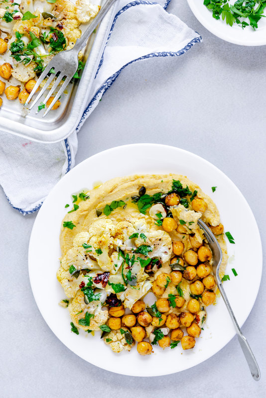 Veggipedia - Roasted cauliflower hummus
