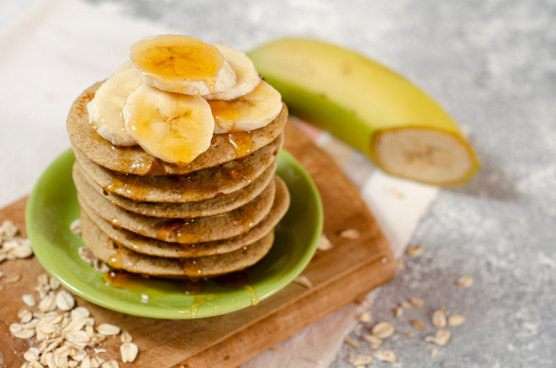 Veggipedia - Oatmeal-banana pancakes