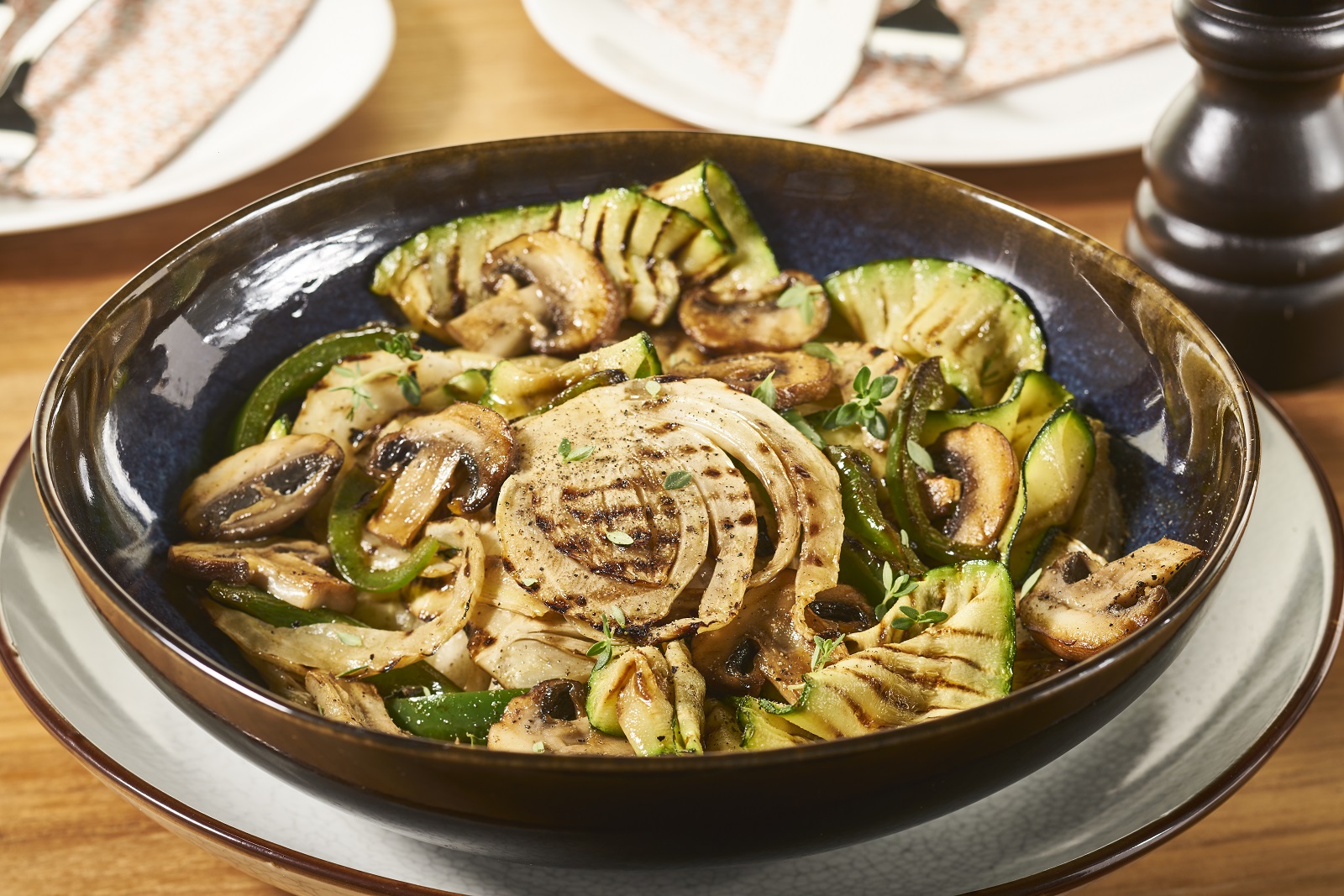 Veggipedia - Grilled vegetables with mushrooms