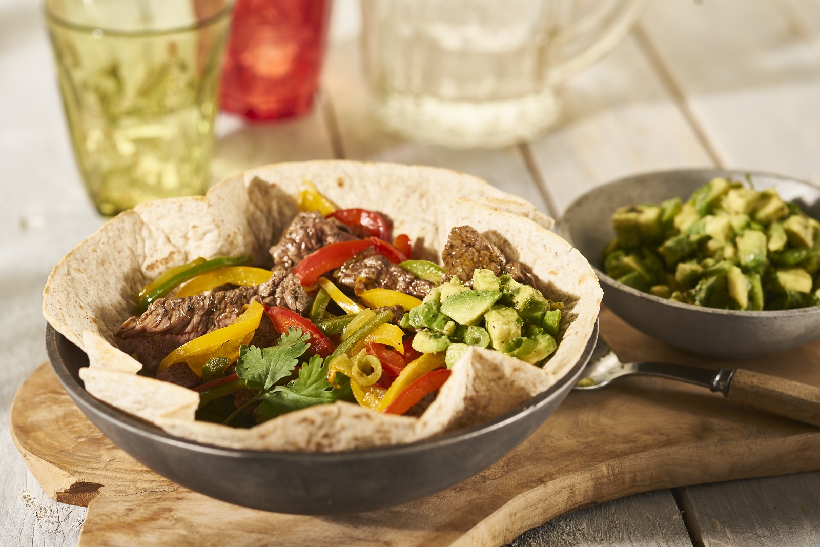 Veggipedia - Mexican fajitas with peppers