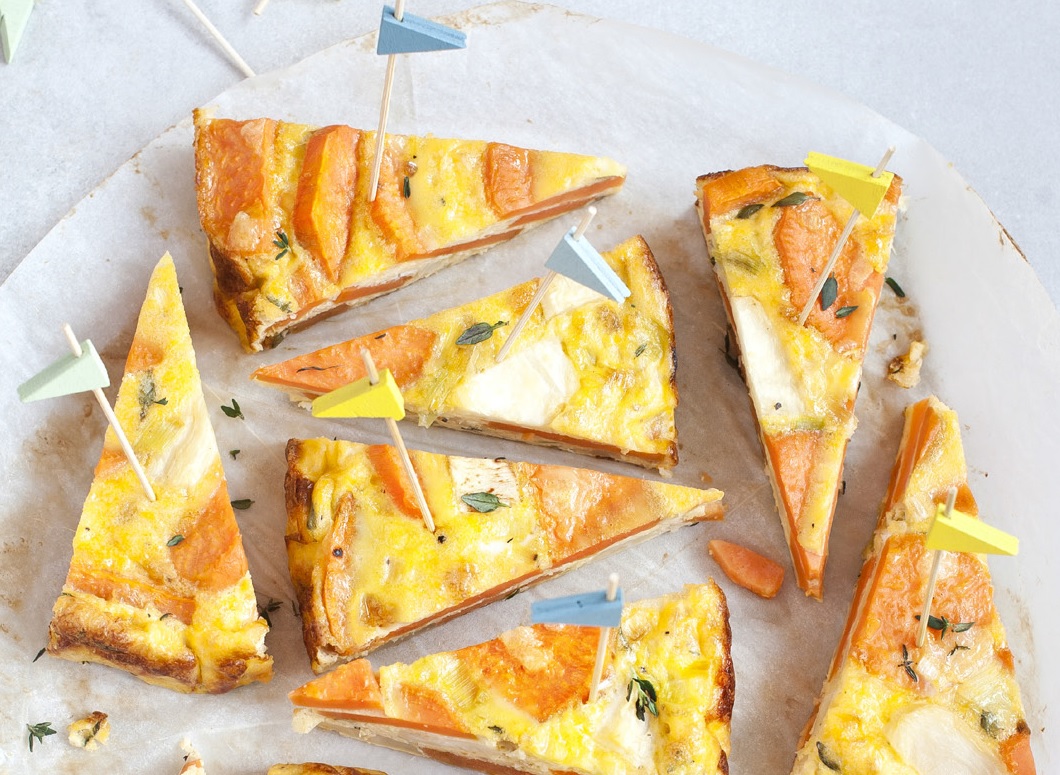 Veggipedia - Sweet potato and leek vegetable tartlet