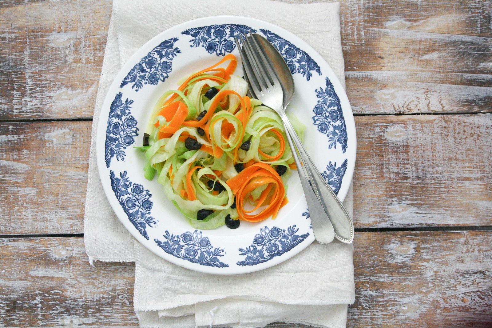 Vegetable tagliatelle