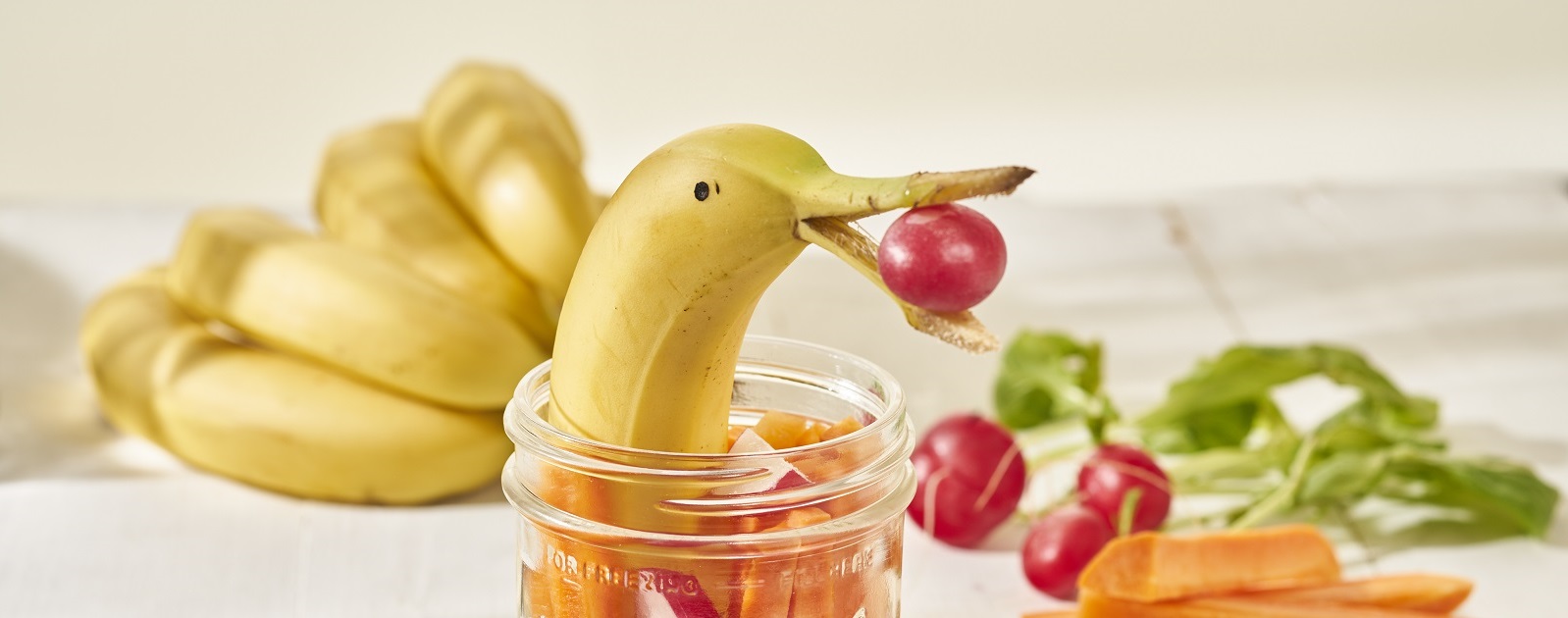Dolfijn van banaan traktatie