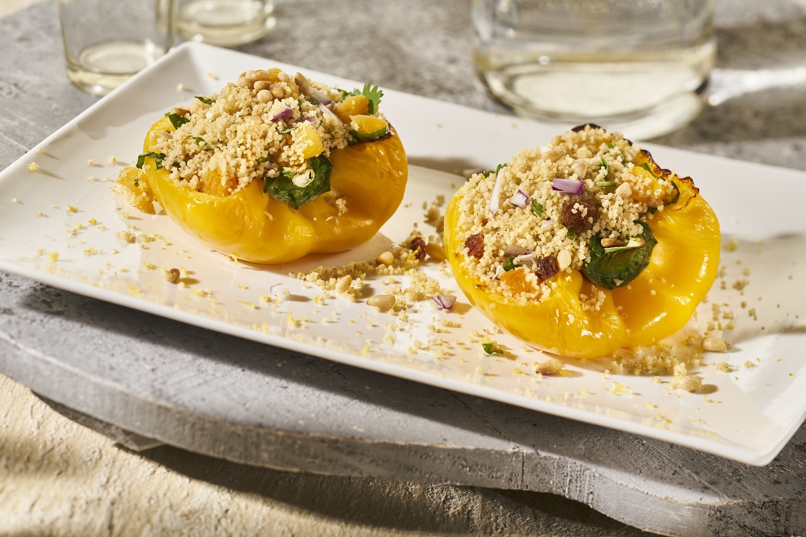 Veggipedia - Stuffed peppers with couscous