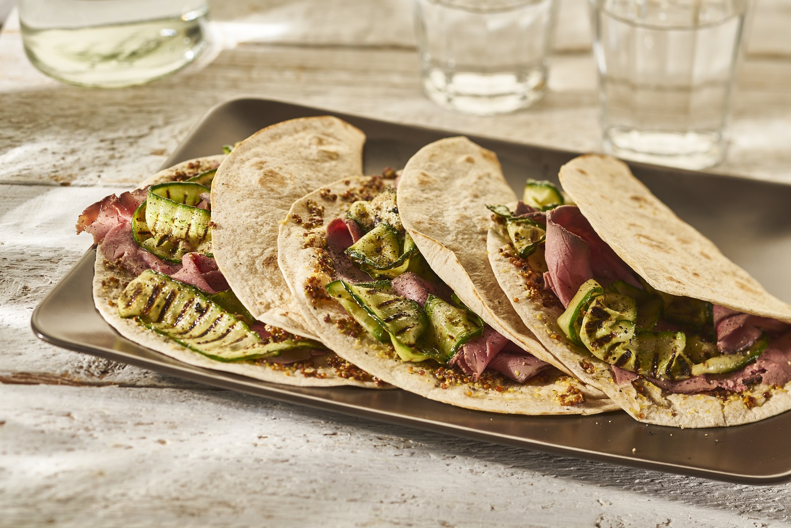 Veggipedia - Wraps with grilled cucumber ribbons