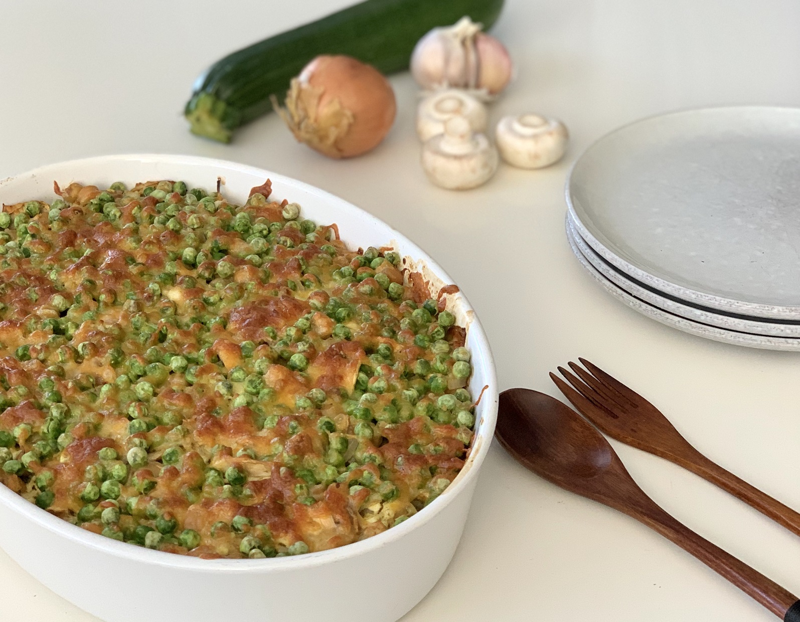 Vegetarischer Auflauf mit Gemüse und Sotokräutern von den Healthy Dutchies