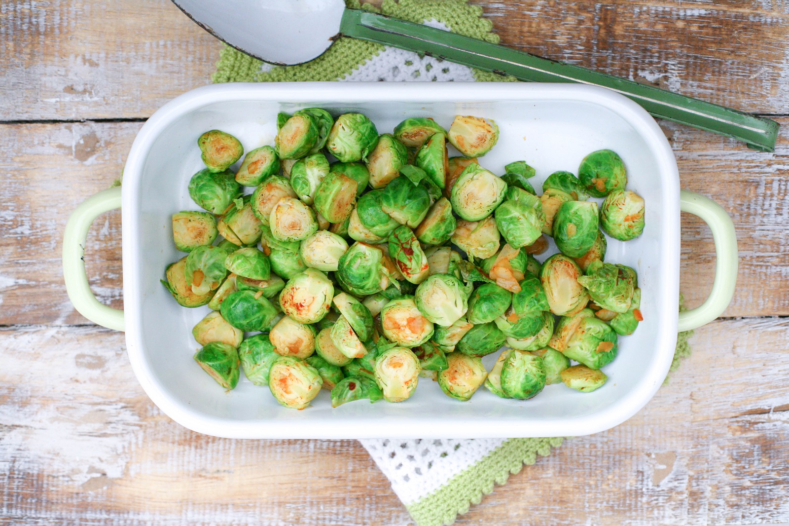 Veggipedia - Stir-fried Brussels sprouts