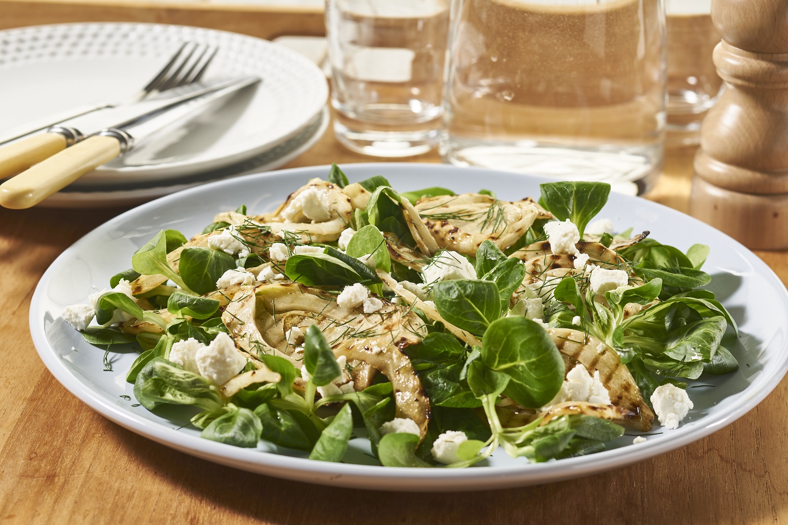 Fenchelsalat mit Ziegenkäse