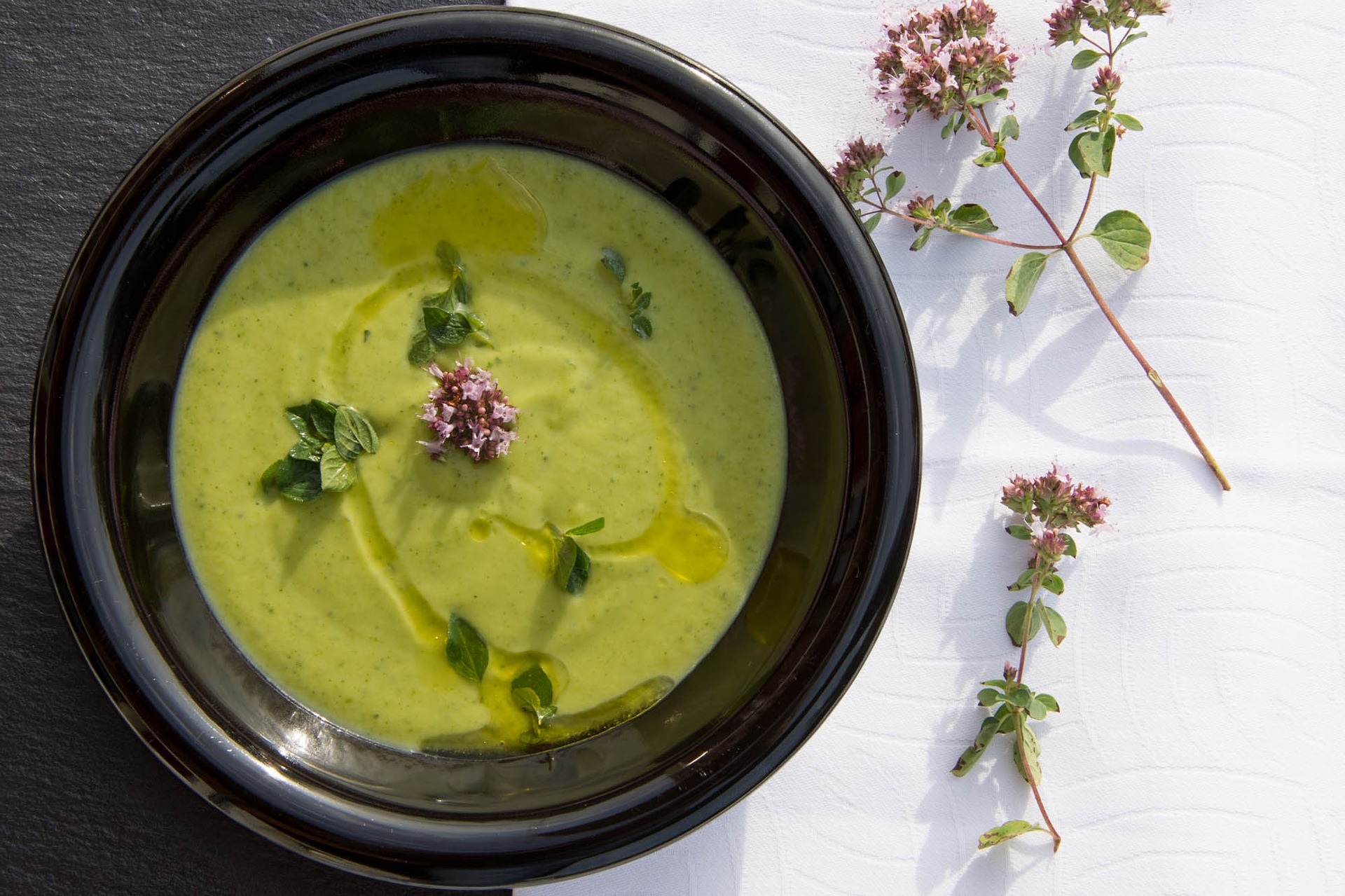 Courgette lentesoep