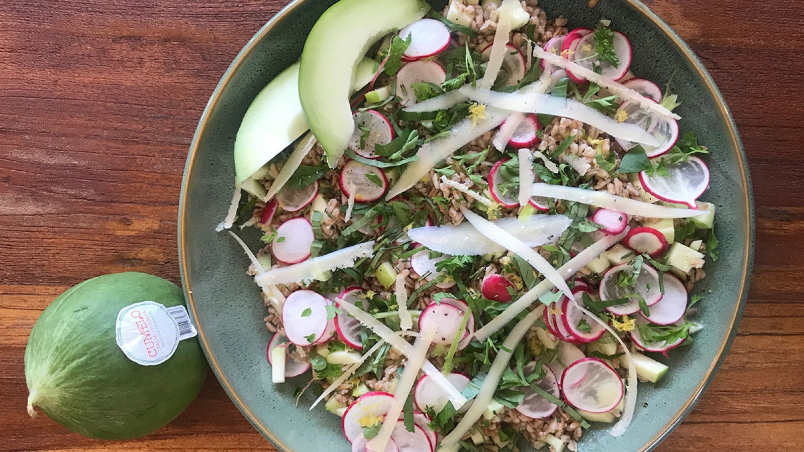 Veggipedia - Italian meal salad with cumelo and spelt