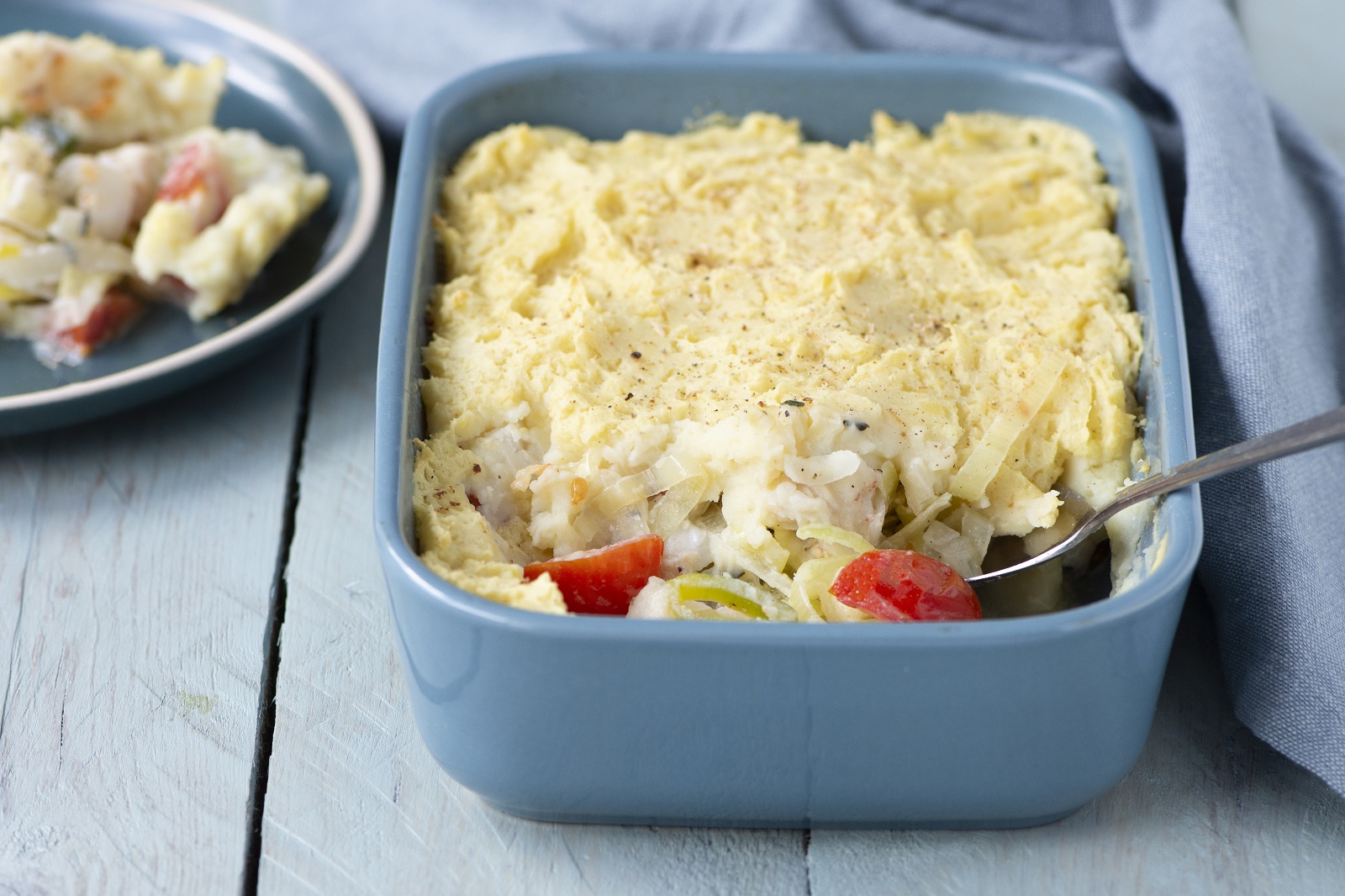 Veggipedia - Creamy fish pie with leeks